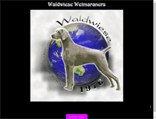 Tablet Screenshot of ozweimaraners.com